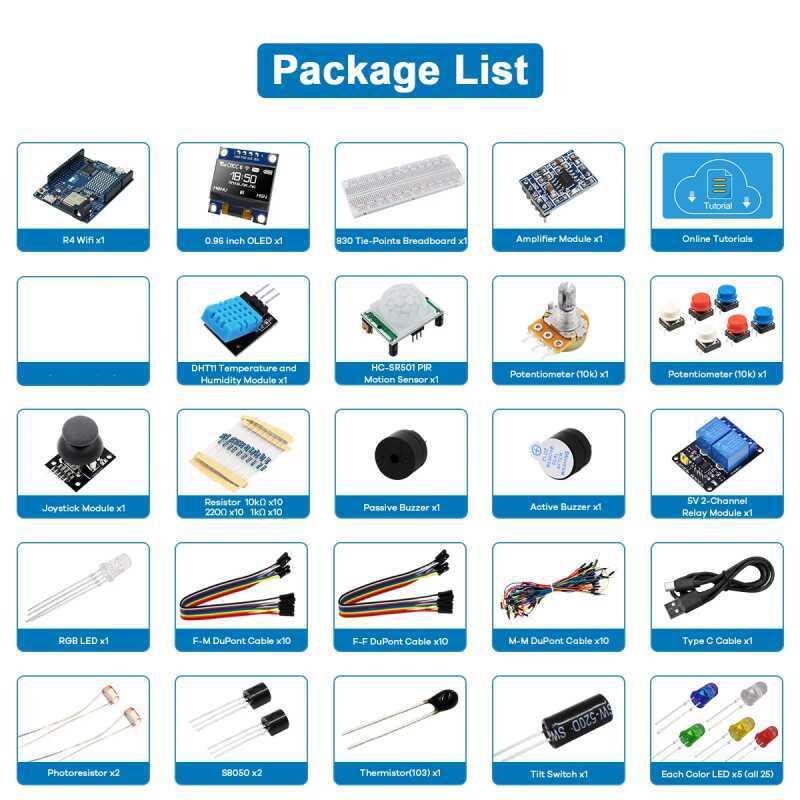 UNO R4 WiFi-kompatibles Entwic – Science Kit Bewertung und Preis