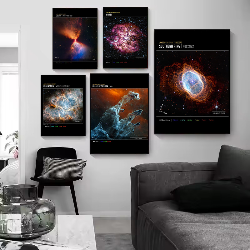 James Webb Teleskop Weltraumfo – Star Map Poster Bewertung und Preis